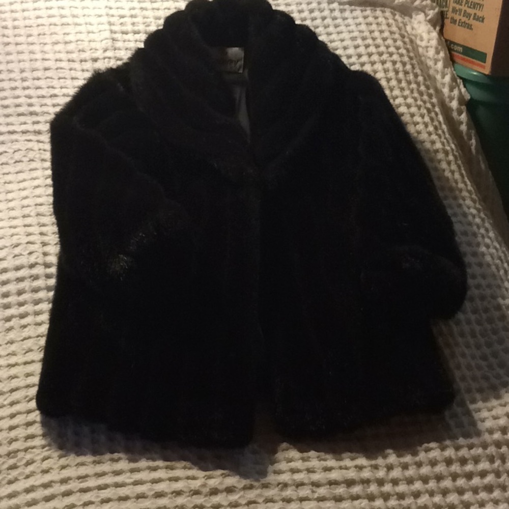 Faux fur coat